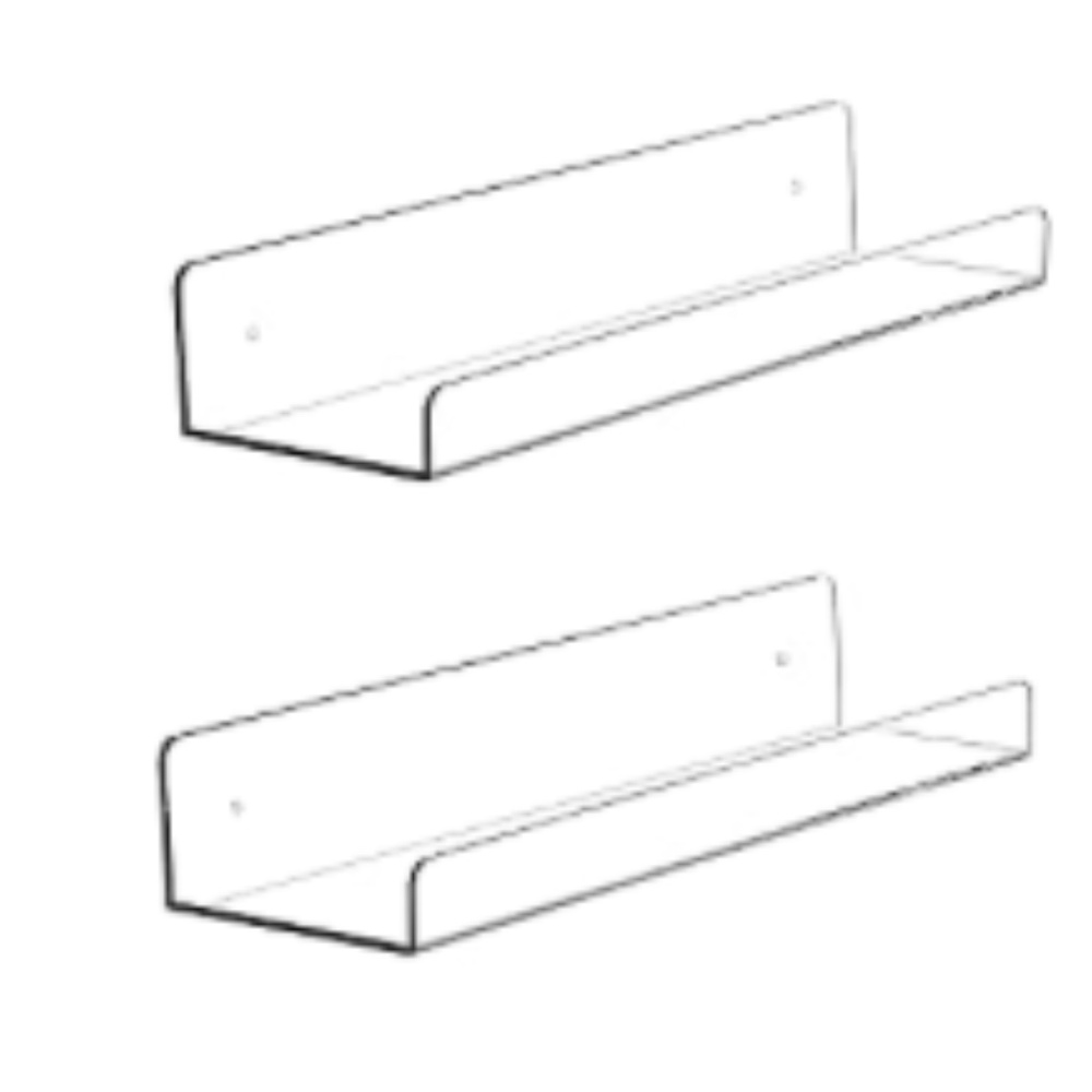 clear acrylic shelfs (2) New